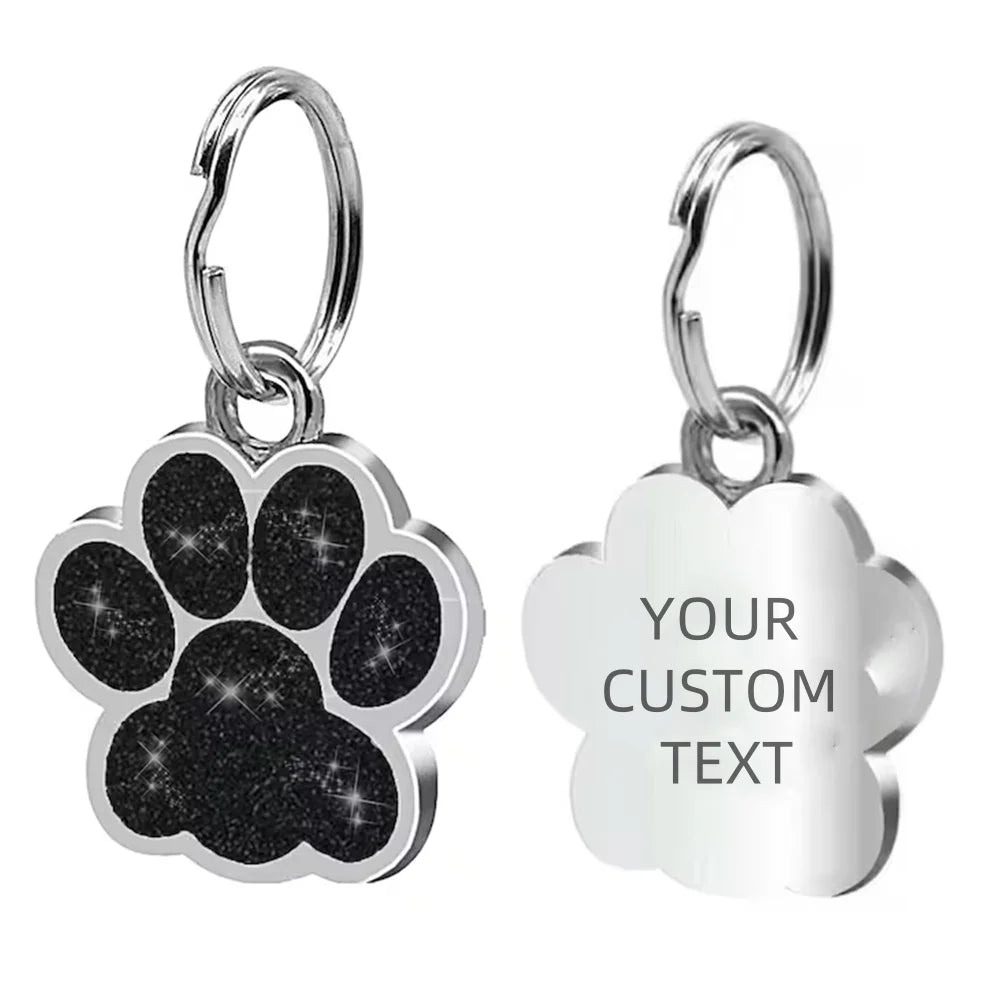 Custom Rhinestone Pet ID Tag