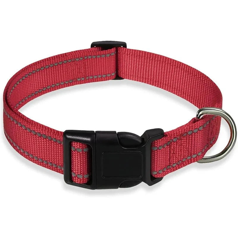 Reflective Nylon Dog Collar