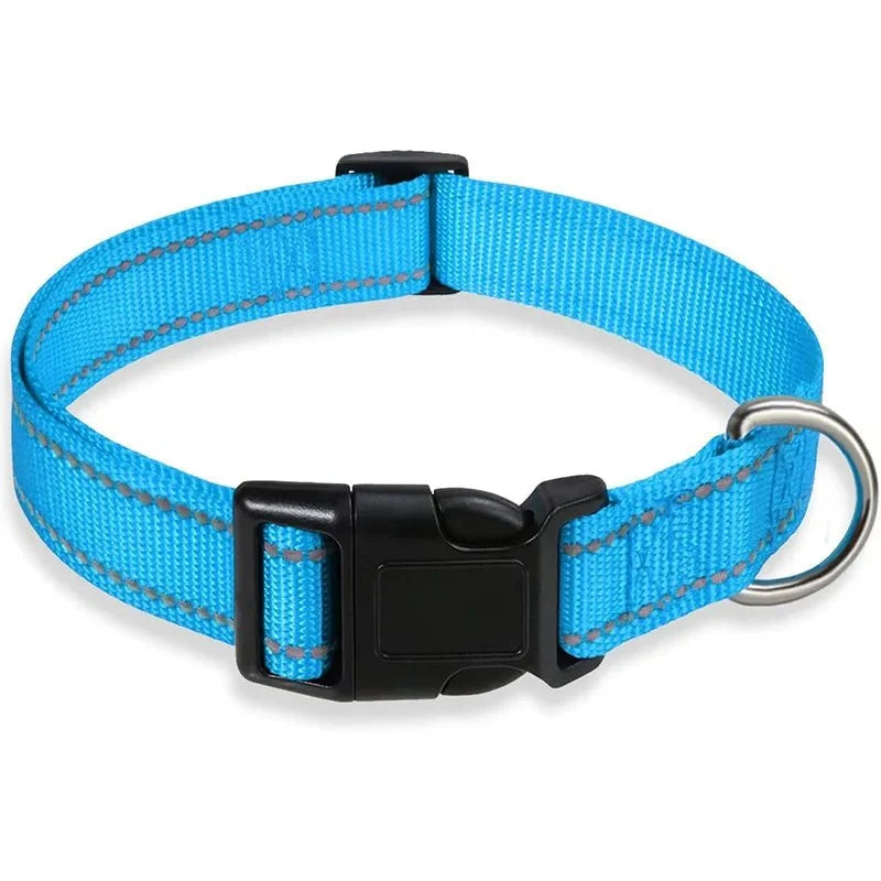 Reflective Nylon Dog Collar