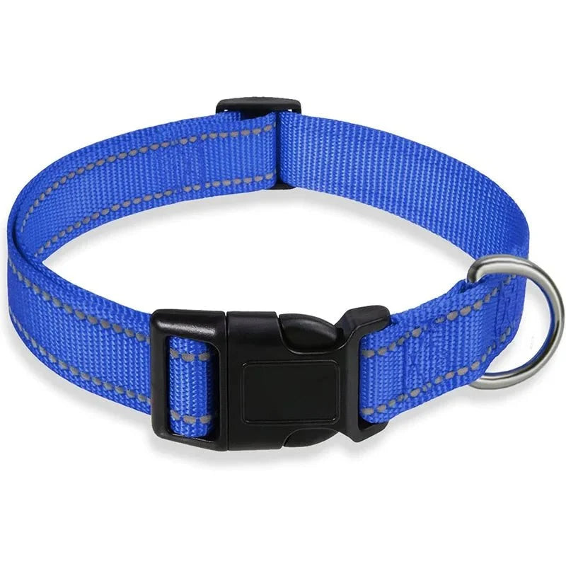 Reflective Nylon Dog Collar